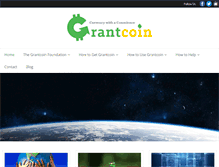 Tablet Screenshot of grantcoin.org